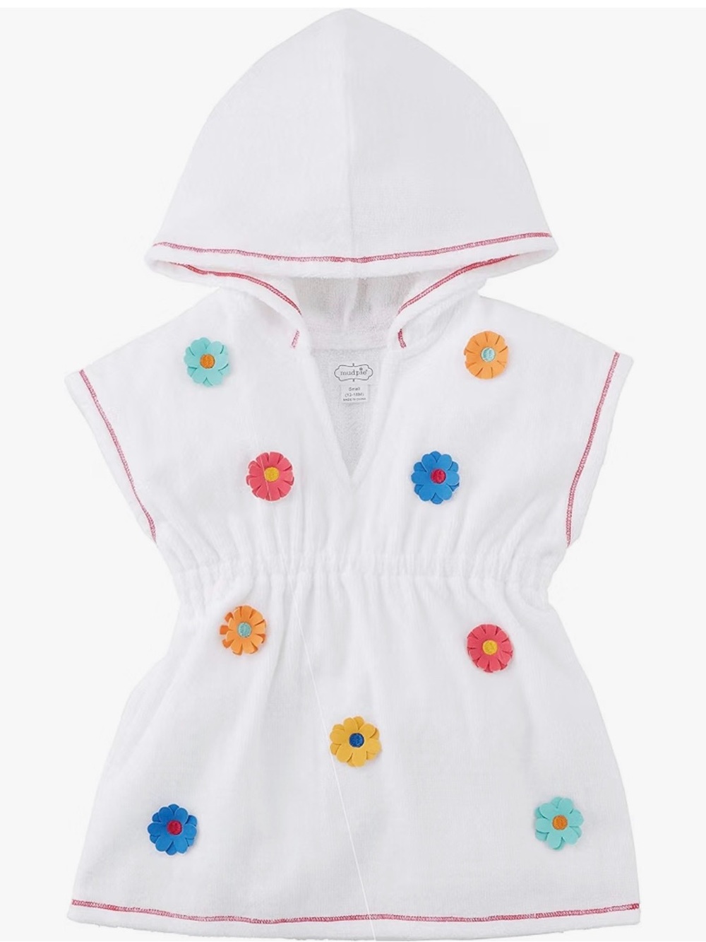 Mud Pie Baby Girl’s Terry Flower Cover Up Sz 12-18m